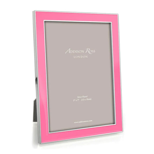 Electric Pink 5x7 Enamel Frame