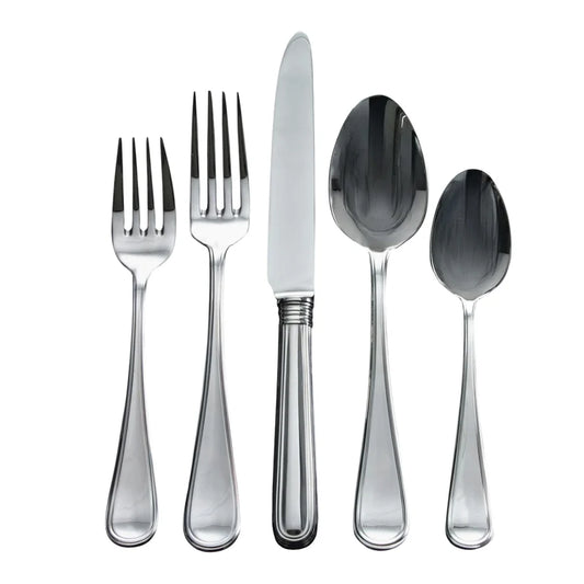 Ricci Ascot Mirrored 18/10 Stainless Steel 20 Piece Flatware Set, Service For 4