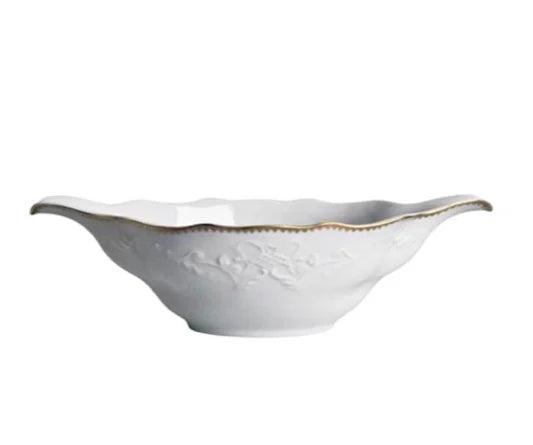 Simply Anna Dinnerware Collection - White & Gold