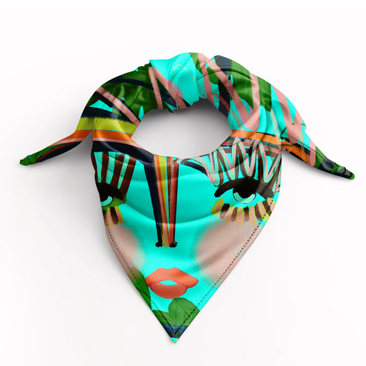 Windy O'Connor Princess & the Toad Large Silk Scarf