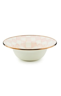 Rosy Check Serving Bowl
