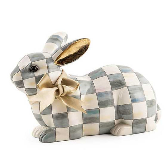 Sterling Check Resting Bunny